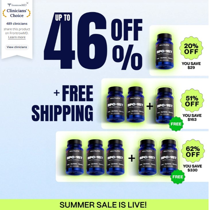 Body Protection Compound BPC-157 bundle pricing with free shipping and 62% off